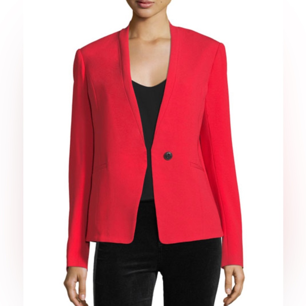 Nwot Rag & Bone Bowman Single Button Red Blazer - image 1